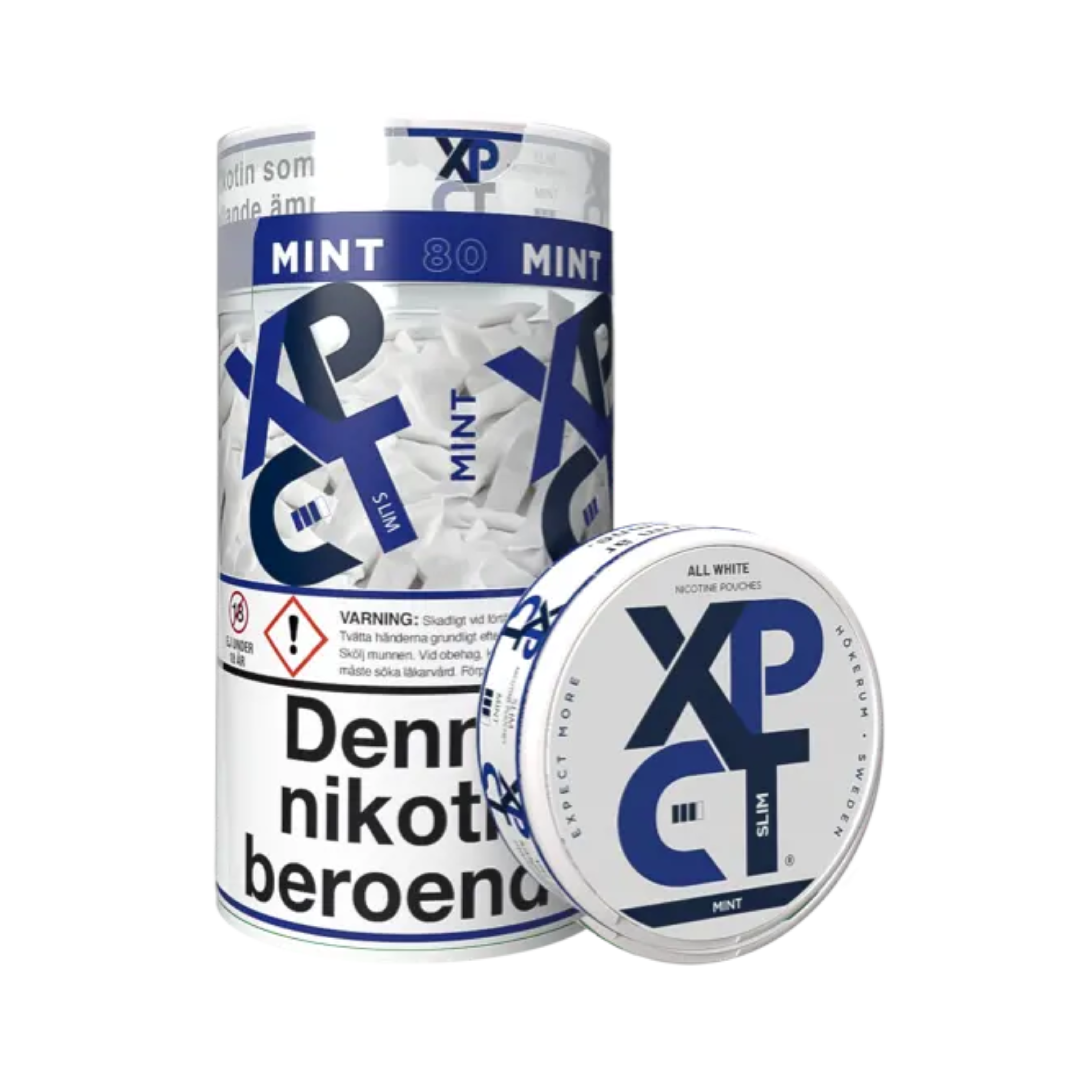 Nordic Fulfillment NordicFulfillment Nicotine Pouches XPCT Tube Mint Slim (8 mg per pouch)
